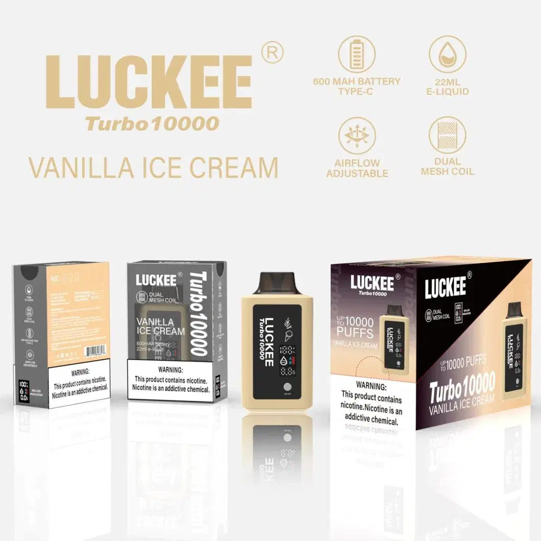 Luckee Turbo 10000 Puff Custom Brand Zbood Cola Plus Gear Husky 8000 Oxo Vape Cigarette Vape Dispsoable Vape