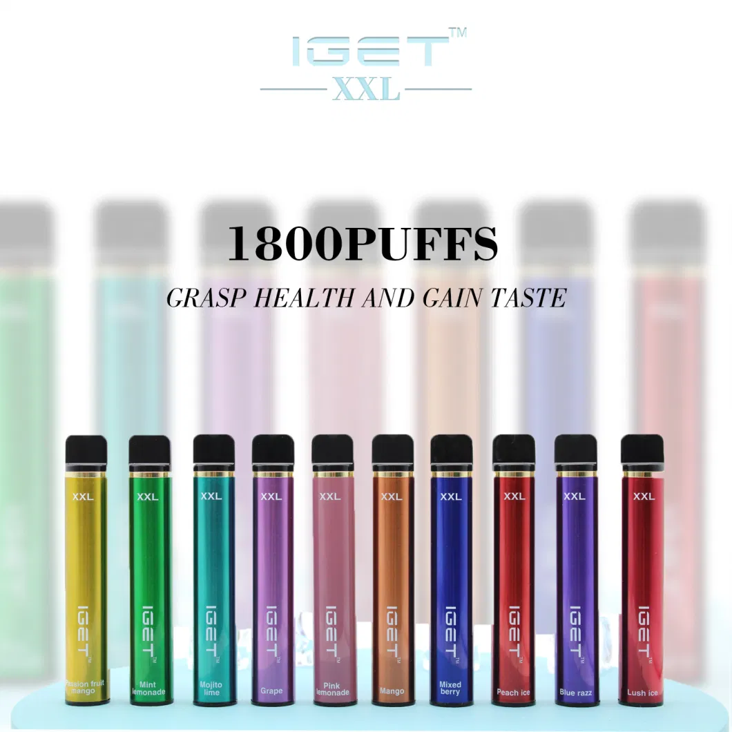 Iget XXL Advanced Vaping Mods 1800puffs E-Cigarette Pens Vape Pod Starter Kit