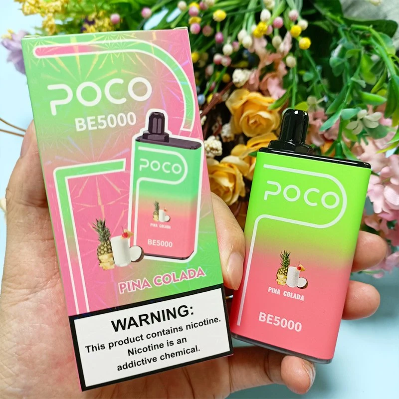 5000puff Bar Wholesale Vaporizador Desechable Poco Disposable Vaporizer Vape Pen for E-Cigarette