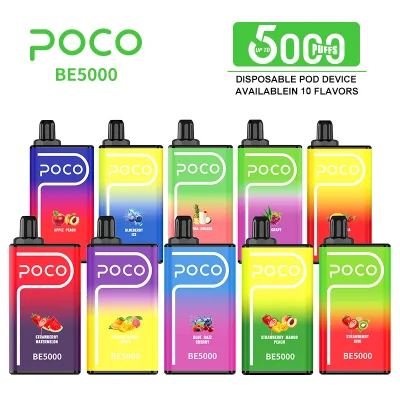  Poco Be5000 Puff Europe Zbood 5000/5500/6000/6500 líquido 50ml Nereus SD7500 Gire E-Zigarette Dispsoable VAPE