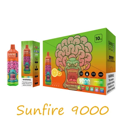  Shenzhen RNM Tornado 9000 Puffs Disposable E Cigarette Nueva moda RGB 18ml Carts precargados dispositivo VAPE recargable Leakproof Design vapor 8000 9000 pañales