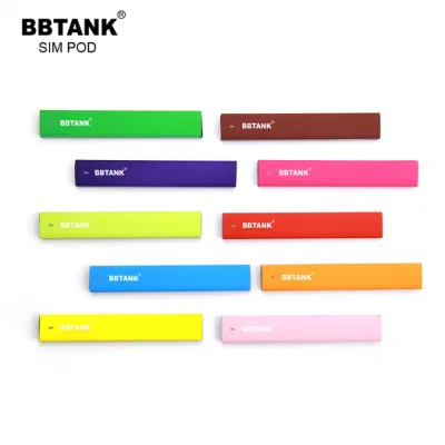  Bbtank desechables desechables D8 vacío Pod Vape aceites gruesos