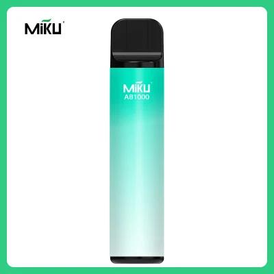  Miku Ab1000 E-CIG 3ml 1000 Puffs 2% Nicotine Flavorul Mayoreo VAPE desechable