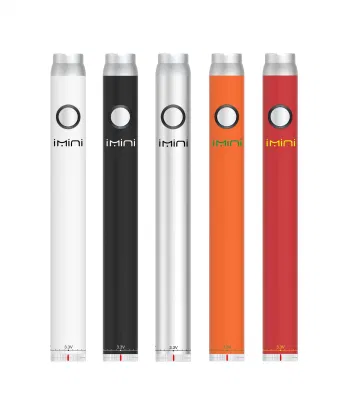  China Supplier Authentic Imini Avv 380mAh batería de tensión variable E Cigarrillo 510 hilo para los cartuchos de aceite grueso VAPE 3,3-4,8V para Vapor Vapers Carts EE.UU.