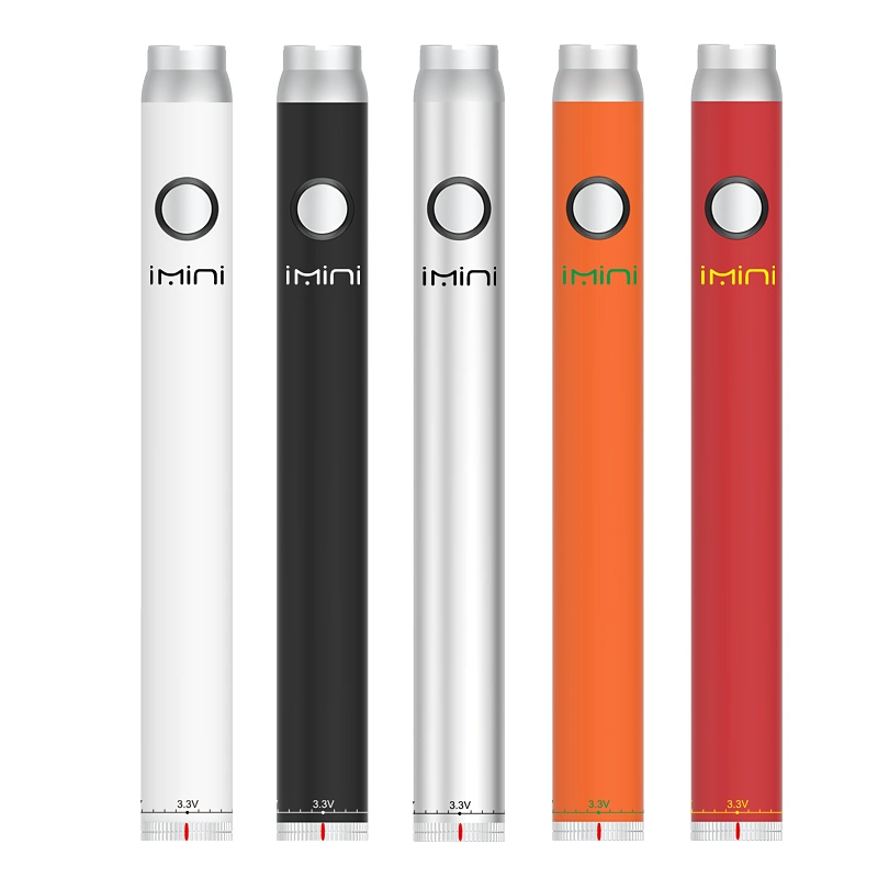 OEM Rechargeable Battery 510 Tread Disposable Vape Pen 350mAh Imini Avv Twist Battery for Thick Oil Cartridges