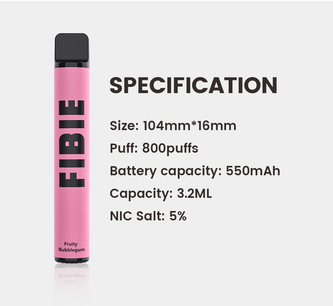 Wholesale Custom E Cigarette Fume Ultra 800 Puffs Vaporizer Disposable Vape Pen