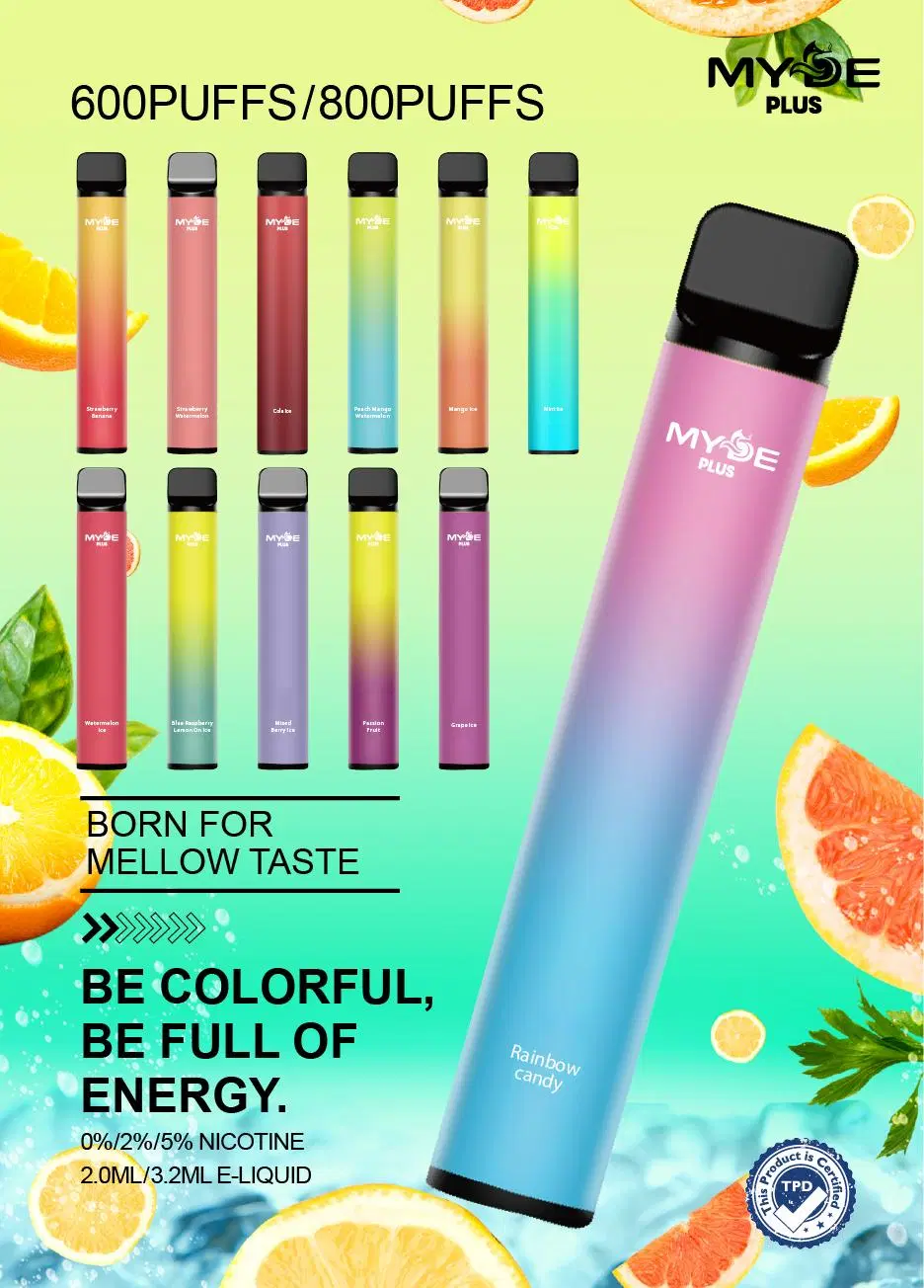 China New Design Special New Mesh Coil Disposable Vape Pen 800 Puffs