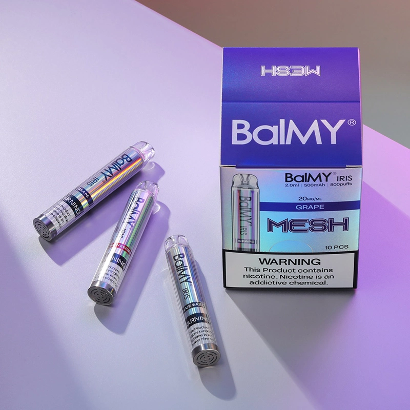 Balmy Iris Mint Flavor 600 Puffs Disposable Vape