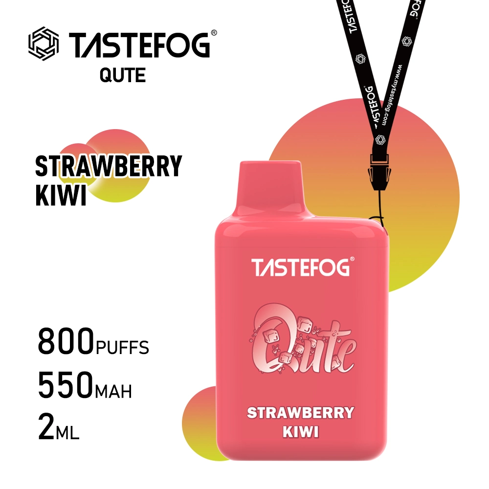 Hot Sell Tastefog Qute 800 Puffs Disposable Vape Mini Vape Pen Tpd/Ukca/CE Certifaction