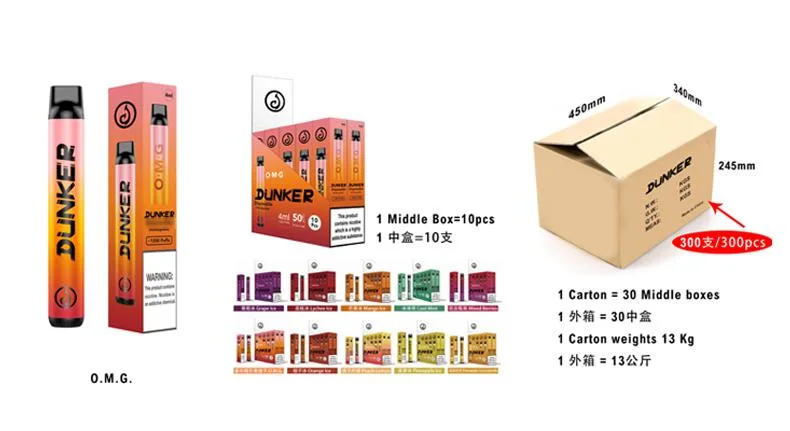 Nextvapor Dunke OEM ODM Vapeadores Desechables Pod Descartavel Vapes Descartveis Disposal Vaper