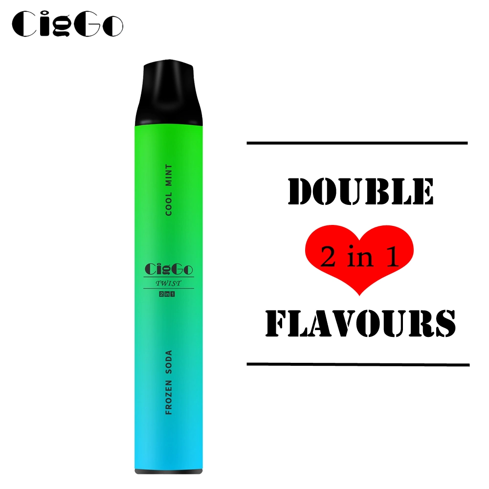 Newest 2 in 1 Disposable Vape 2000puffs Puff Double Disposable Vaporizer