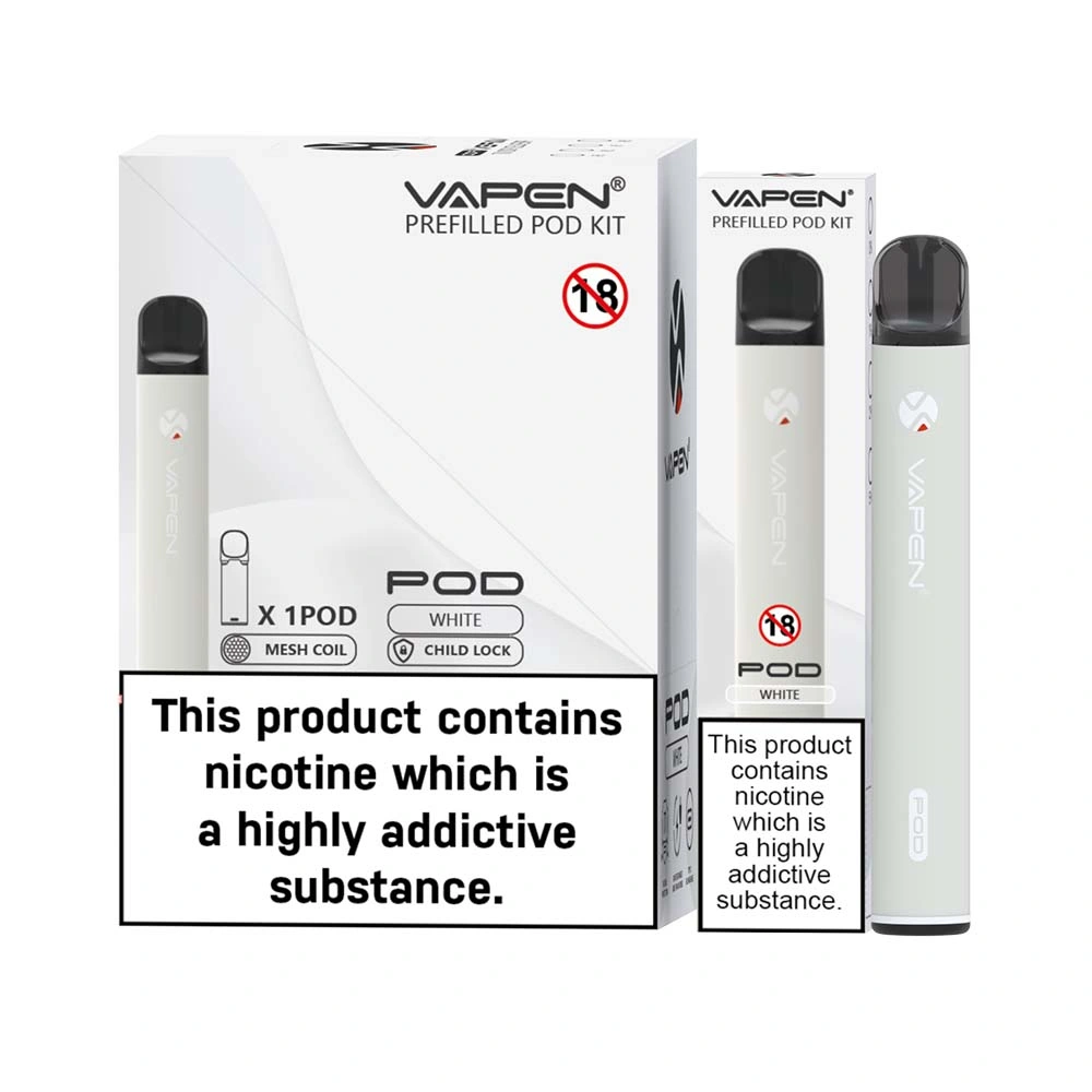 New Mini Disposable Vape Rechargeable Replaceable Pod System E Cigarette Vape Vapen Pre-Filled Pod Kit 2ml Tpd Mhra Certified Germany Spain Wholesale Vapes