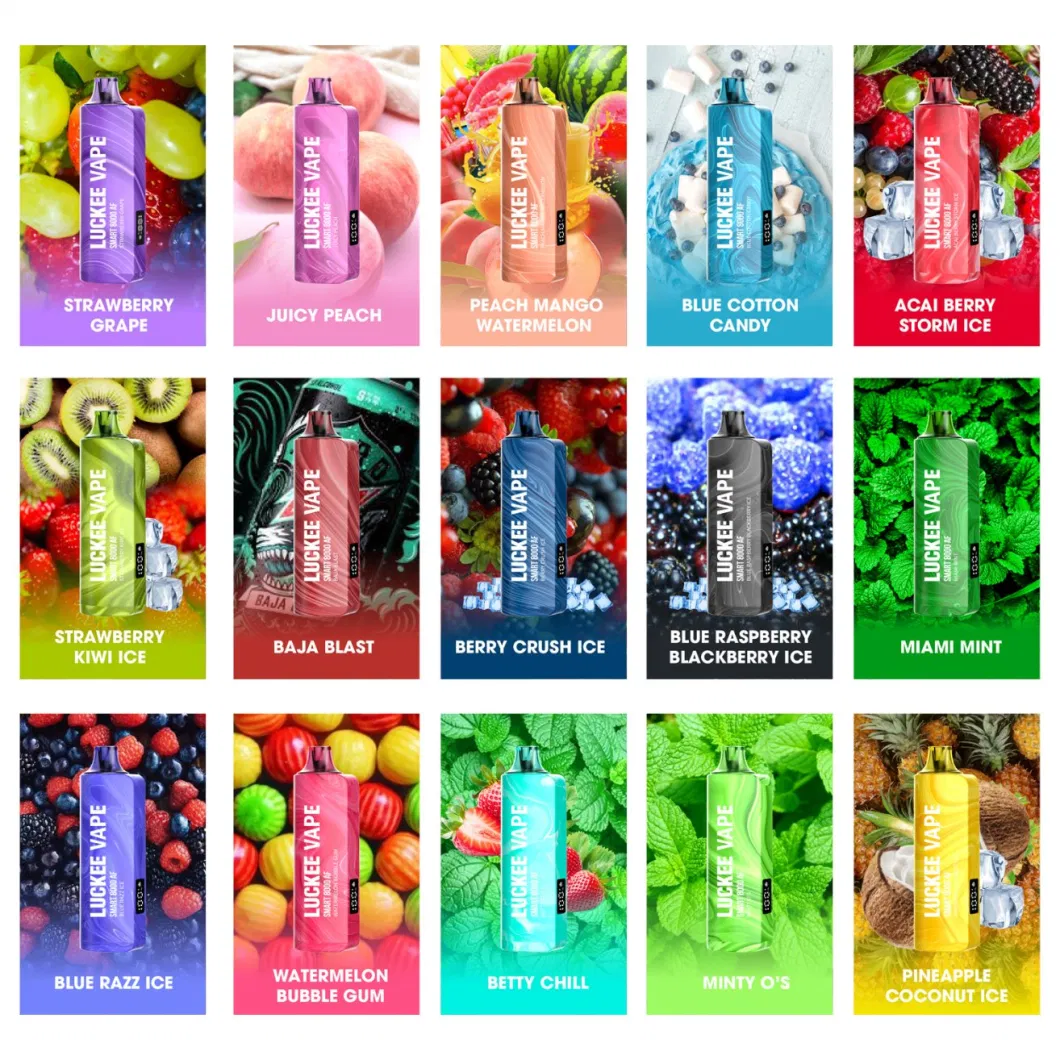 Custom Disposable Wholesale Vape Pen 12 Flavors Puff Plus 800 1000 1500 2500 3000 4000 5000 6000 8000 10000 Puffs Bar