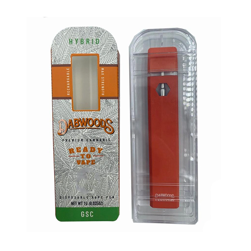 Dabwoods Disposable Vape Pen 1.0ml Vape Cartridges E Cigarettes Package Box Thick Oil Vaporizer Pen