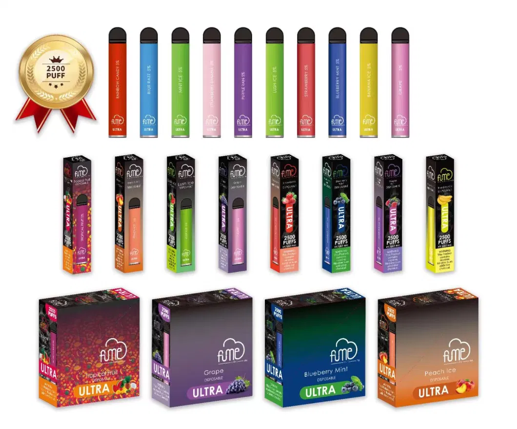 Factory Price Fume Ultra 2500 Puffs Disposable Mini E-Cigarette