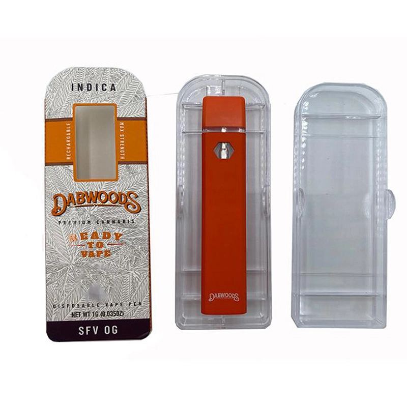 Dabwoods Disposable Vape Pen 1.0ml Vape Cartridges E Cigarettes Package Box Thick Oil Vaporizer Pen