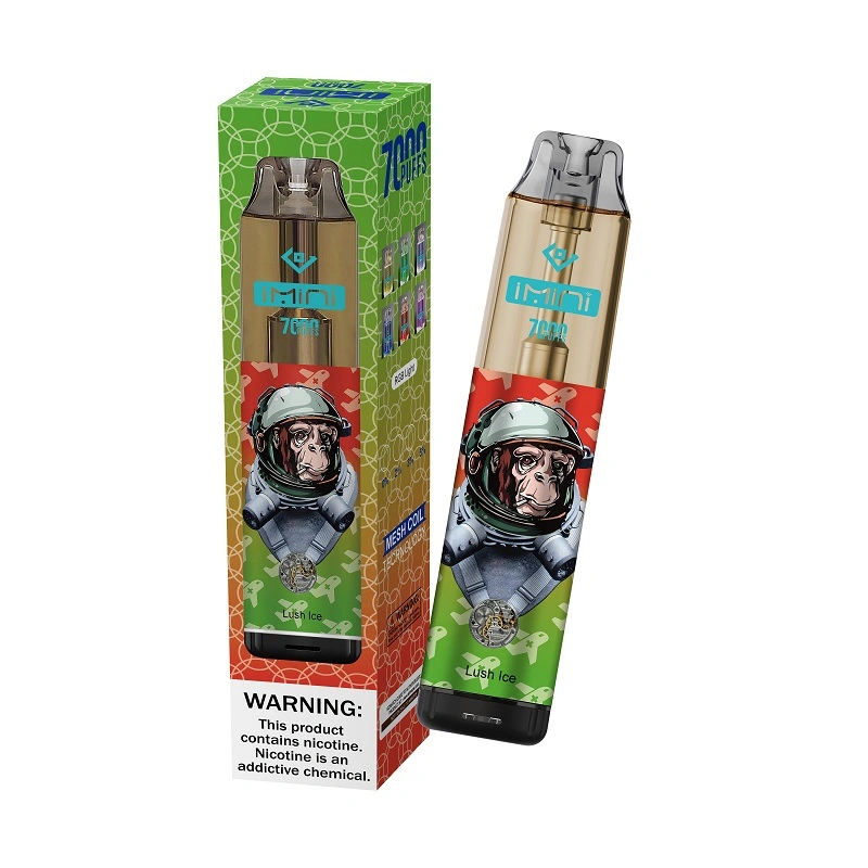 Original Gorilla Vape Imini Vape 7000 9000 12K P Disposable Vapor Pen Electronic Cigarettes 15ml Pod 6 Glowing Colors Air-Adjustable Thailand Vapor Pod Oil Core