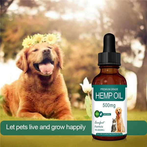 Hemp Oil Relieves Stress and Pain Pet Massage Essential Oil