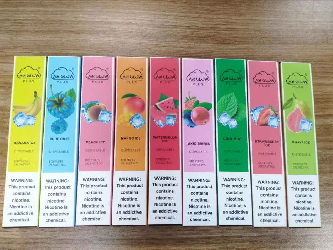 Tpd EU Certificate 800 Puffs Ready to Ship with Nicotine 2% 5% Without Nicotine Free Sample Disposable Vape Pen