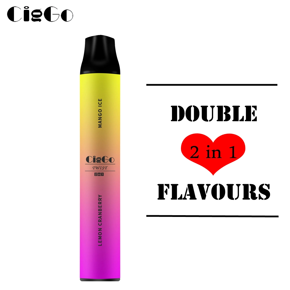 Newest 2 in 1 Disposable Vape 2000puffs Puff Double Disposable Vaporizer