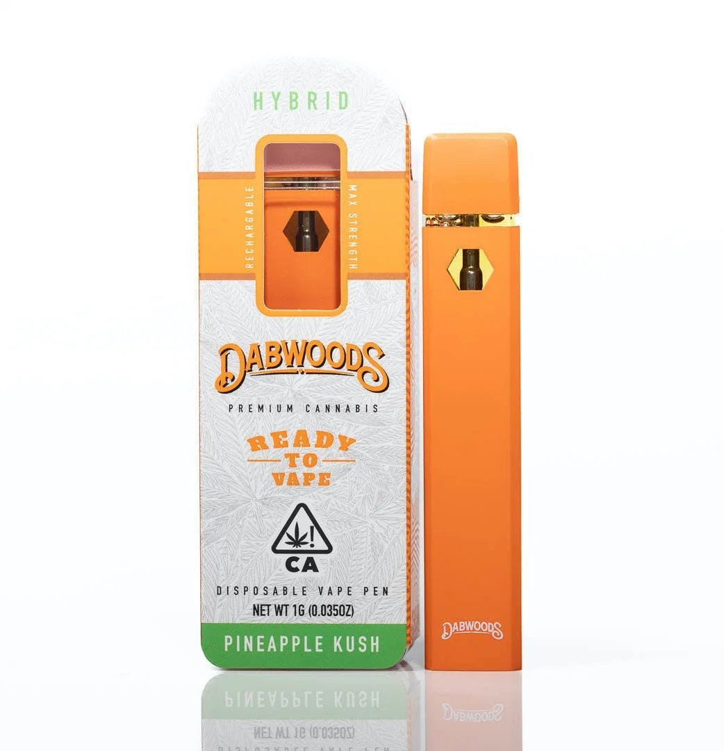 Dabwoods 1ml Empty Rechargeable Device Thick Oil 280mAh Battery Ecigs Kits Pctg Visual Tank Pods Vaporizer Vapes Pen with Packaging Boxes Disposable Vape Pens