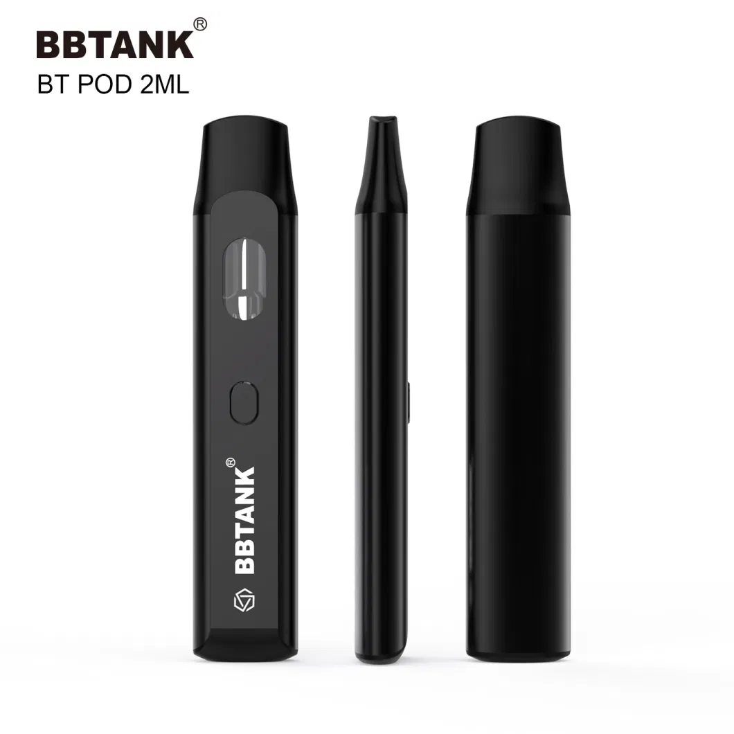 Rechargeable Type-C Fast Charger Thco Disposable Vape for 510 Live Resin Oil No Clogging 2ml Bbtank Bt Pod