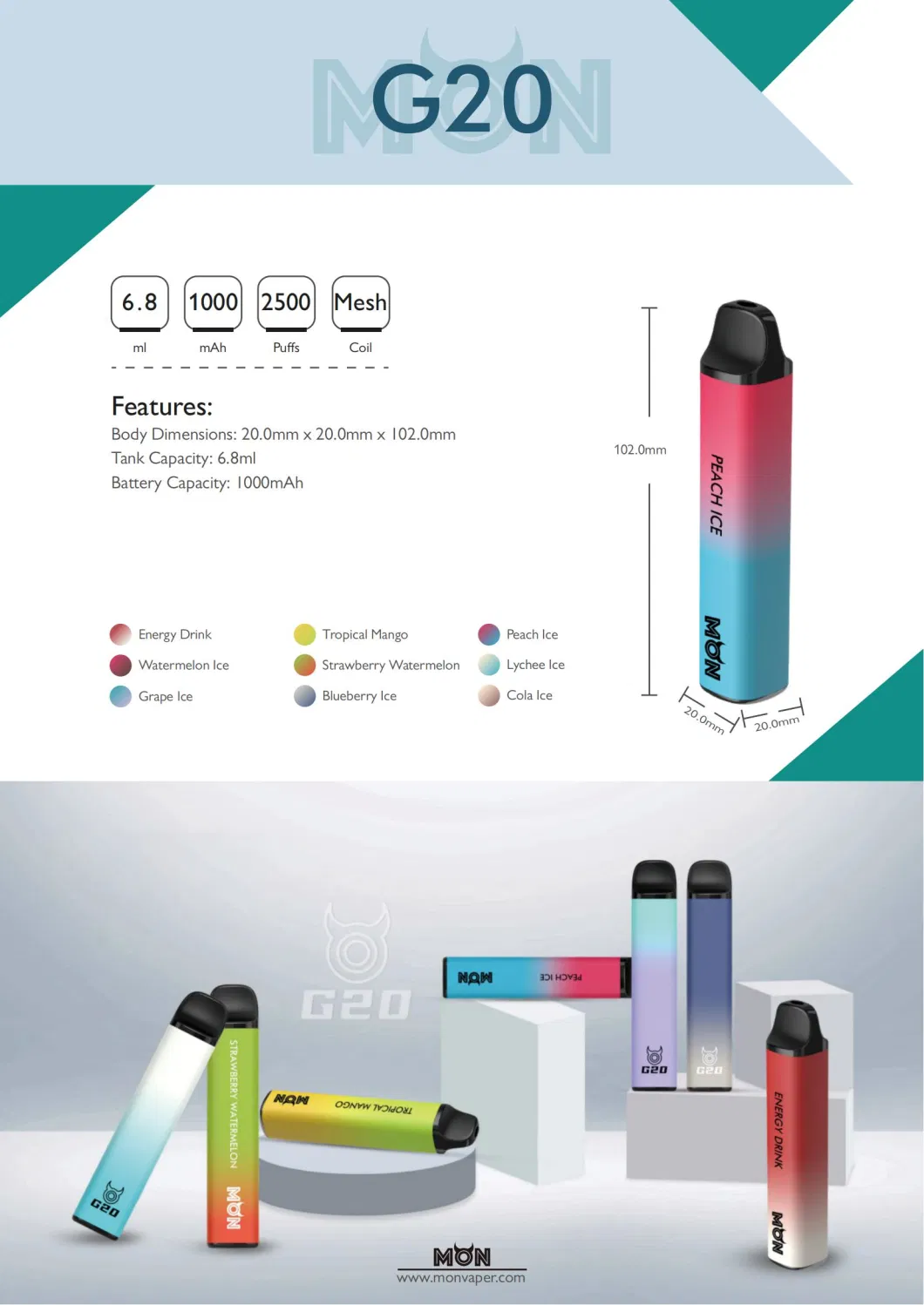 2022the Best-Selling E Cigarette Fume Ultra 2500 Puffs