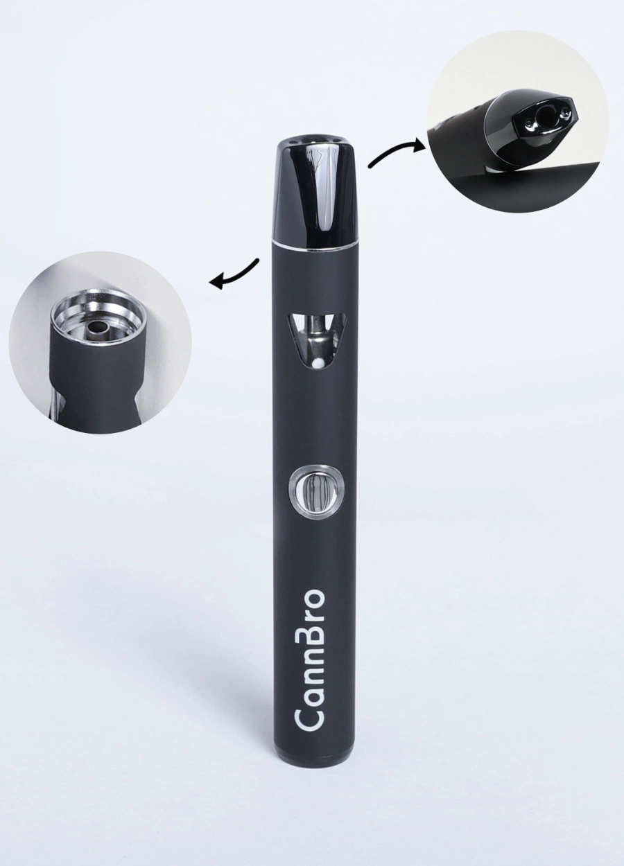 Cannbro Wholesale Custom Disposable E Cig Rechargeable Empty Vaporizer Ceramic Free 1ml Thick Oil Cheap Crystal Pod Shisha DAB Bar EGO Price I Vapor Vape Pen