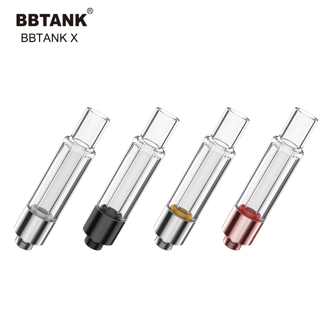 Bbtank 510 Thread Ceramic Coil Empty 0.5ml 1ml All Glass Cartridge Custom Logo Empty Vaporizer Cartridge