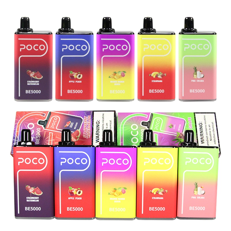 Poco Be5000 Puff EU Warehouse Zbood 5000c Fresor Juicy Recharge Ty105 E-Zigarette Dispsoable Vape