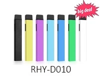 Factory Price Wholesale Rhy D011 Empty Thick Oil Disposable Vape Pen 1ml Capacity with Type-C Chargeable Port No Leaking