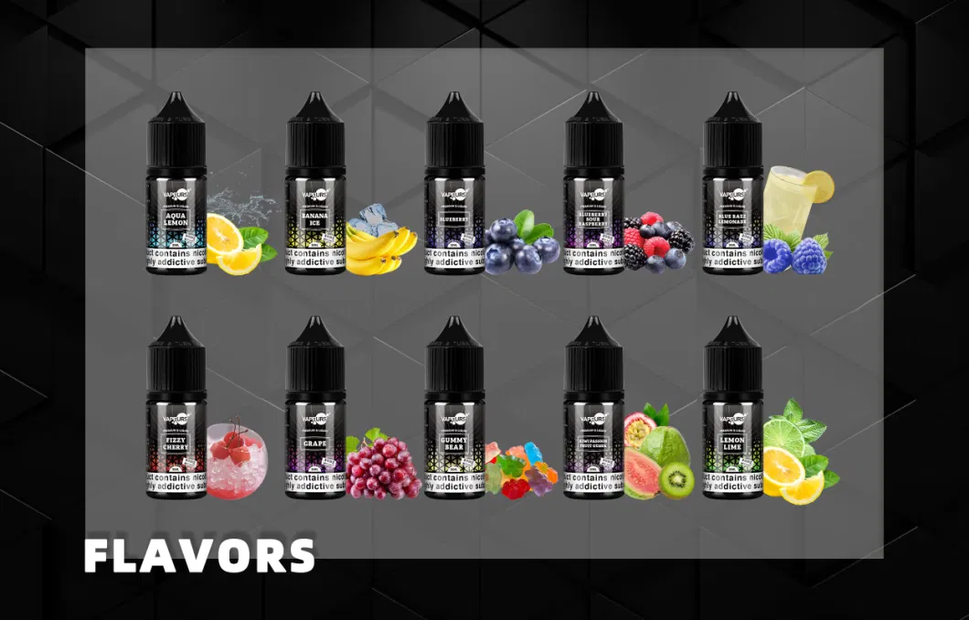 Electronic Cigarette E-Liquid Vape Juice OEM ODM Vape E-Juice for Shisha Hookah