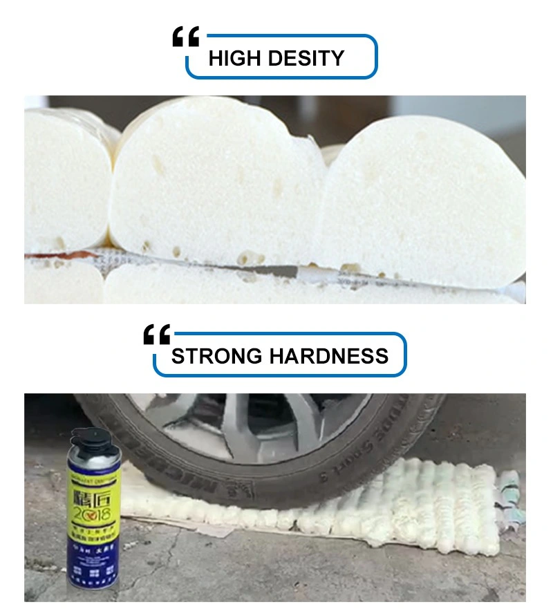 Mini Insulation Sealant High Adhesive Fast Drying Flexible Polyurethane Spraying PU Foam Spray for Window Frame Fixing