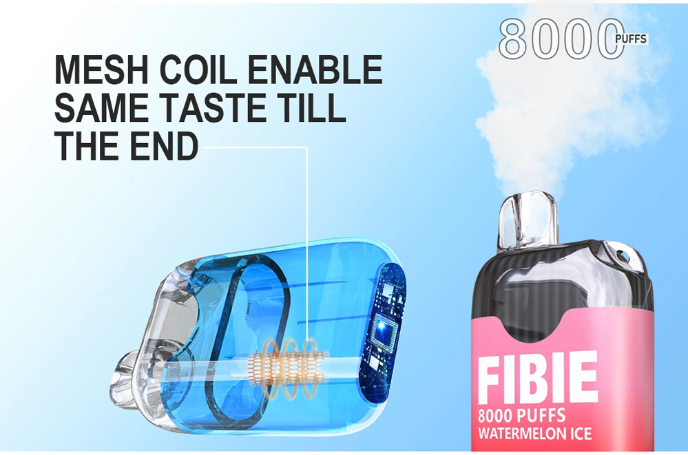 Shenzhen Fibie PRO 8000 Puffs Disposable Vapes Juice E Cigarette Original Factory OEM ODM I Vape Puff Bar 550mAh Rechargeable 16ml Wholesale I Vapers