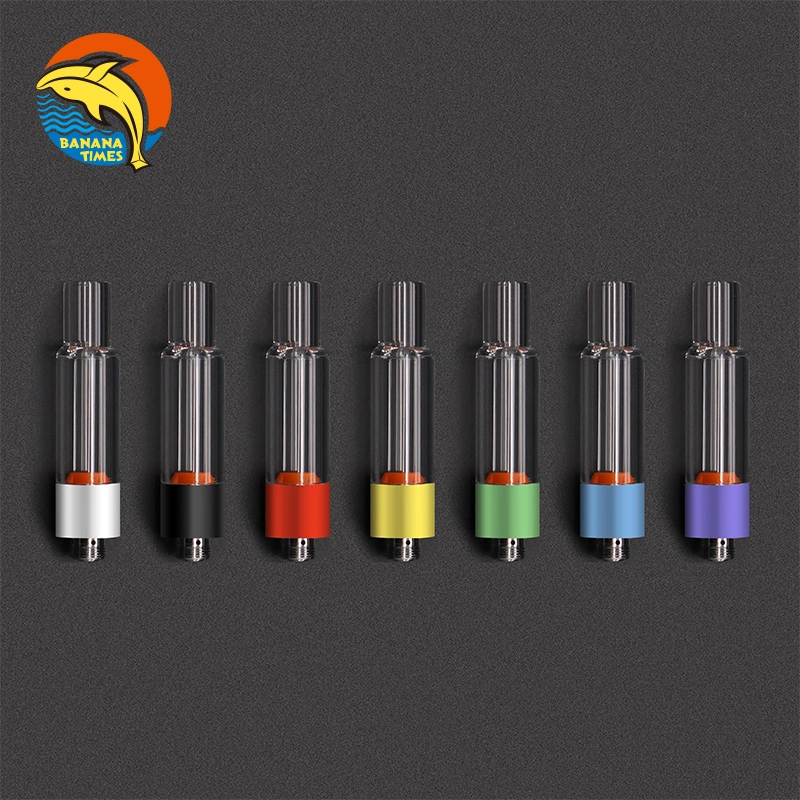 USA Farms Empty Vape Cartridge Glass Tank Screw Tip Disposable 2ml Cartridge