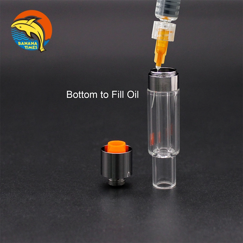 USA Farms Empty Vape Cartridge Glass Tank Screw Tip Disposable 2ml Cartridge