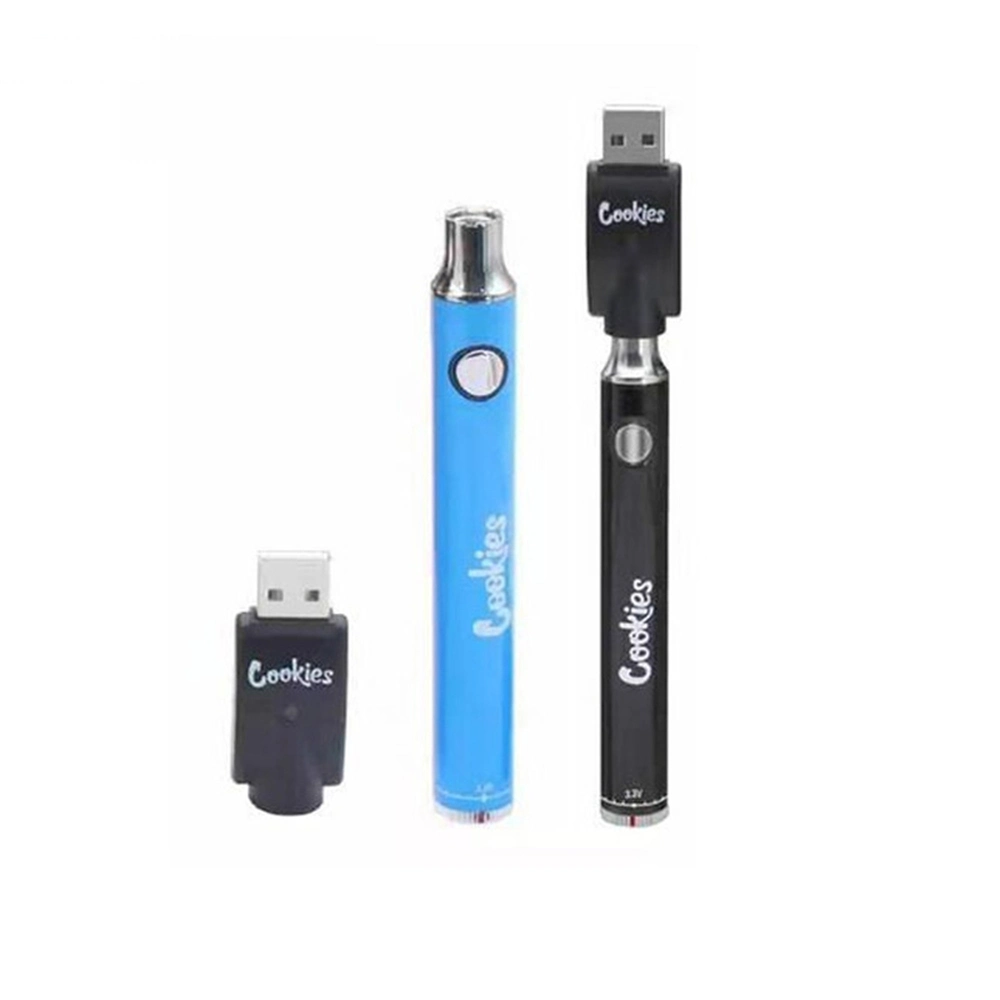 Bulk Cookies Twist 900mAh 510 Threaded Slim Adjusted Voltage Ecigarette Starter Kits with Bag