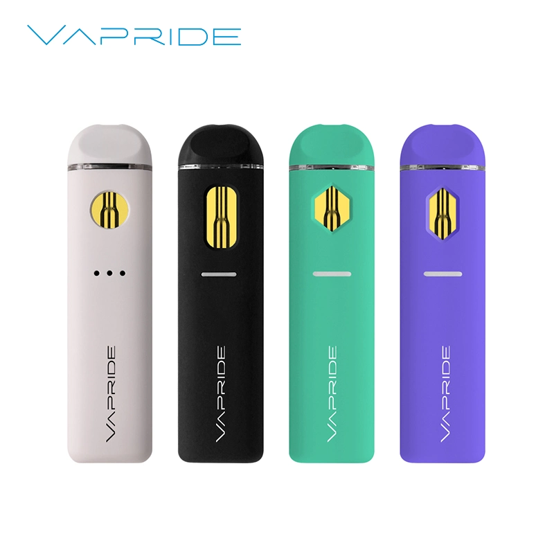 USA Ca Wholesale Custom Logo Packaging Empty 1ml 2ml Cartridge Pod Rechargeable Disposable Vape for Live Resin Rosin Hhc Thick Oil