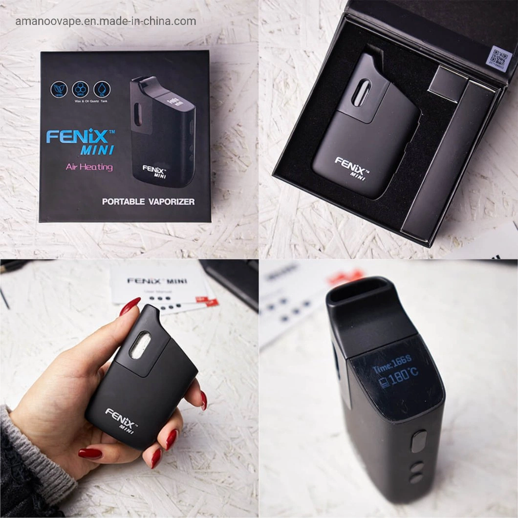 Fenix Mini Factory Wholesale Price Electric Herbal Cigarettes Portable Custom Dry Herb Wax Oil Heat Not Burn 0.3G Pod Capsule Smallest Electronic Vaporizer