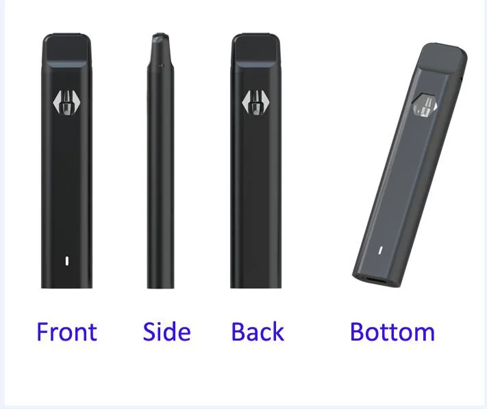 1.0ml Empty Vaporizer Thick Oil 350mAh Battery Vapes Custom Logo Packaging D7 Closed Pod System