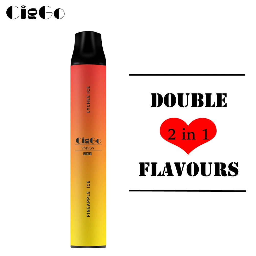 Newest 2 in 1 Disposable Vape 2000puffs Puff Double Disposable Vaporizer