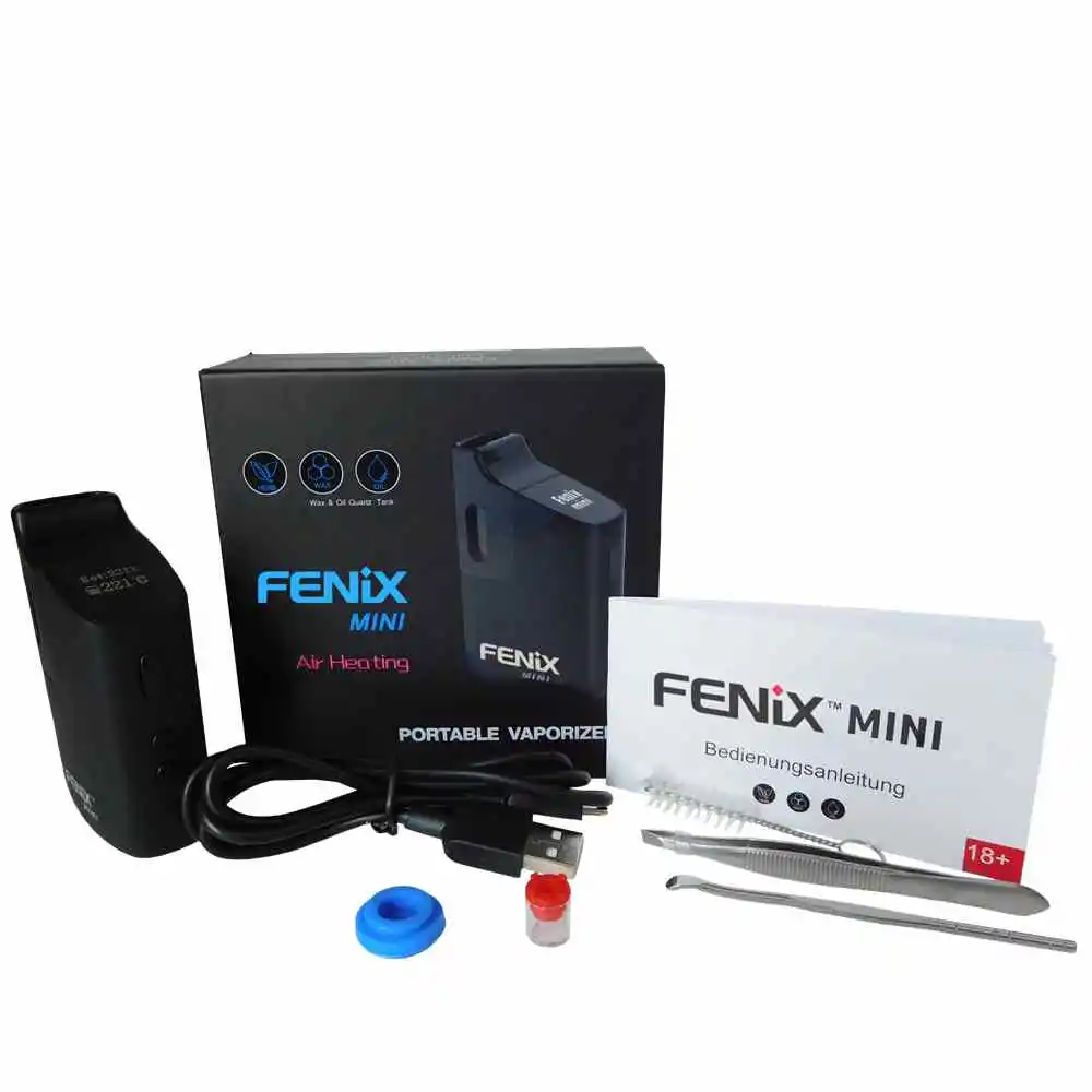 Fenix European Us Canada Top Seller 3 in 1 Easyb Clean Glass Heating Chamber Portable Capsules Herbal Wax Oil Vaporizer Made in USA