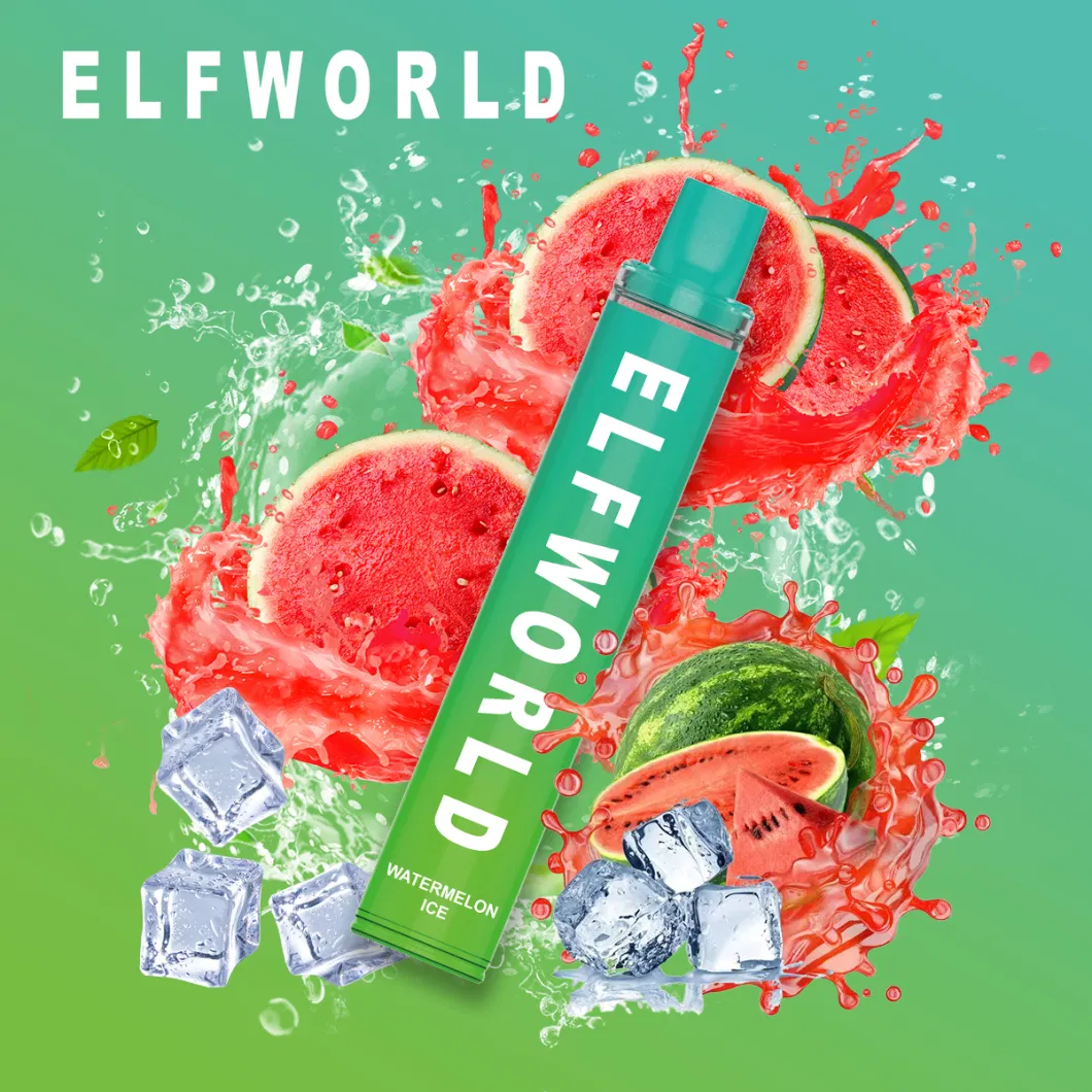 Original Elfworld Mg 2500 E Cigarette Unrechargeable RM Puffs Disposable E Cigarette Vape Crystal Legend Elf World Puff Bar Puff Plus Ultra