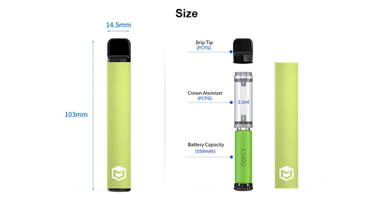 Wholesale E Liquid Disposable Vape Pen P Plus Electronic Cigarette