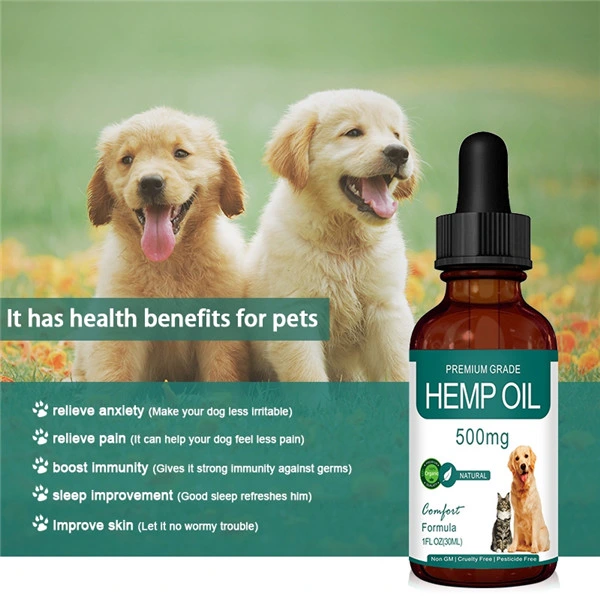 Hemp Oil Relieves Stress and Pain Pet Massage Essential Oil