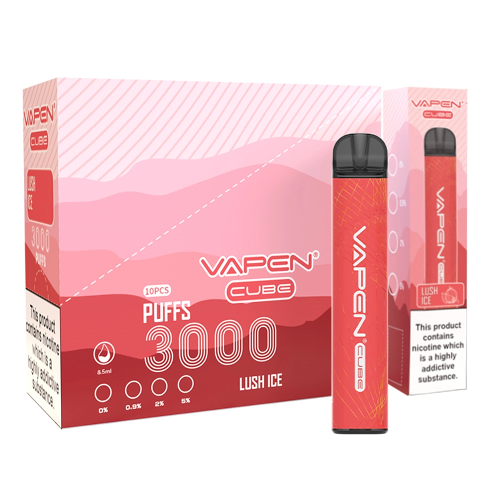 Authentic 3000 Puffs Vapen Cube Disposable Vape Puff XXL Bar Electronic Cigarette Wholesale Vapes Spanish Edition 3000puff