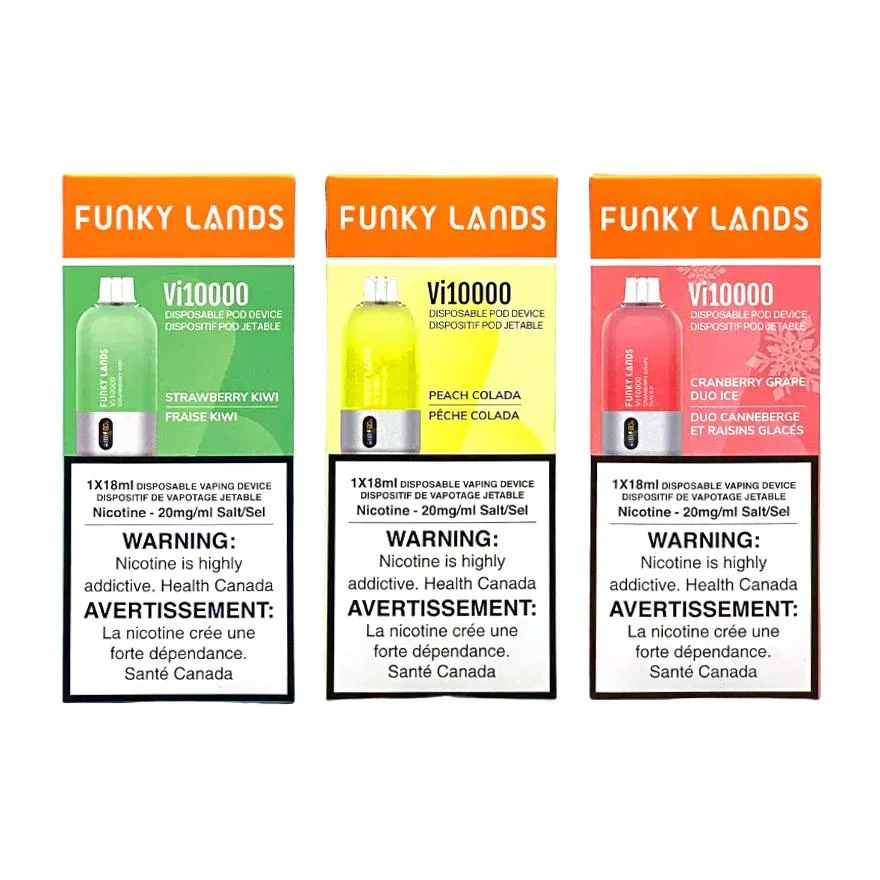 Shenzhen Wholesale 100% Original Funky Lands VI10000 Puffs Disposable Vape