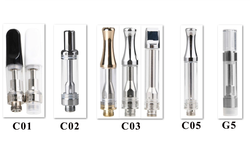 Compatible 510 Thread Battery Refillable Oil Cartridge Ceramic Coil Vape Cartridge