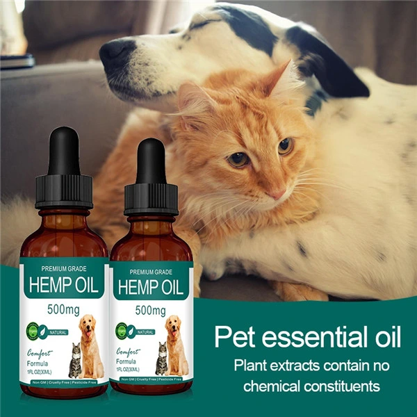 Hemp Oil Relieves Stress and Pain Pet Massage Essential Oil