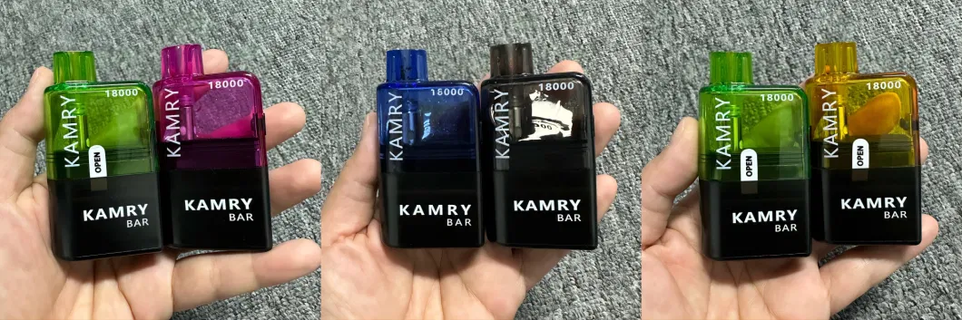 Kamry Bar Wholesale Vapes E-Cigarette 18000 Puff 10ml Pod Capacity Elf/Bar Empty Vape Refillable/ Disposable Vaporizer